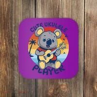 Koala Playing Ukulele Coaster thumb 0
