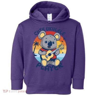 Koala Playing Ukulele Toddler Hoodie