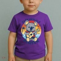 Koala Playing Ukulele Toddler T-Shirt thumb 2