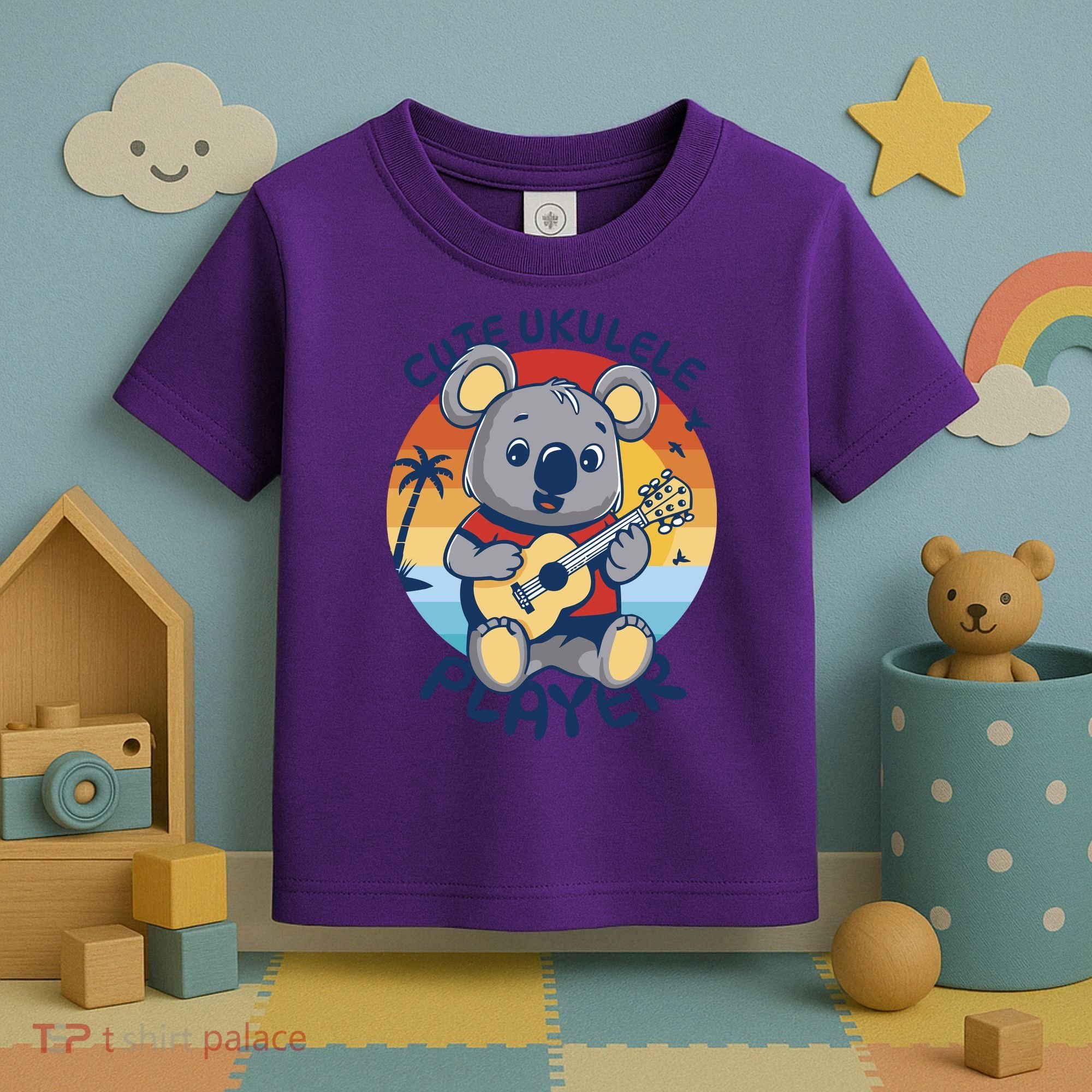 Koala Playing Ukulele Toddler T-Shirt
