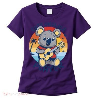Koala Playing Ukulele Women's T-Shirt