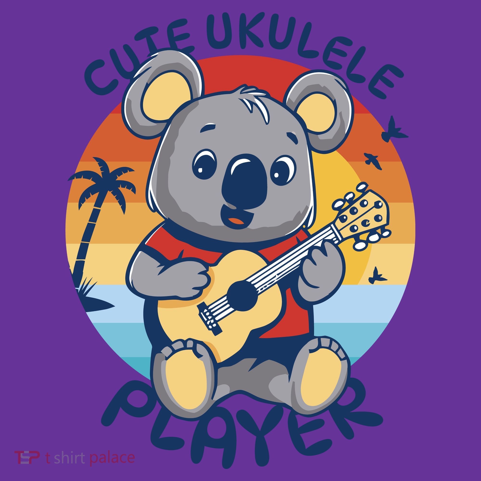 Koala Playing Ukulele Women's T-Shirt