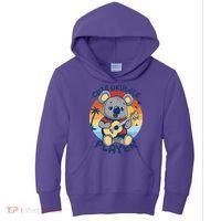 Koala Playing Ukulele Kids Hoodie thumb 0