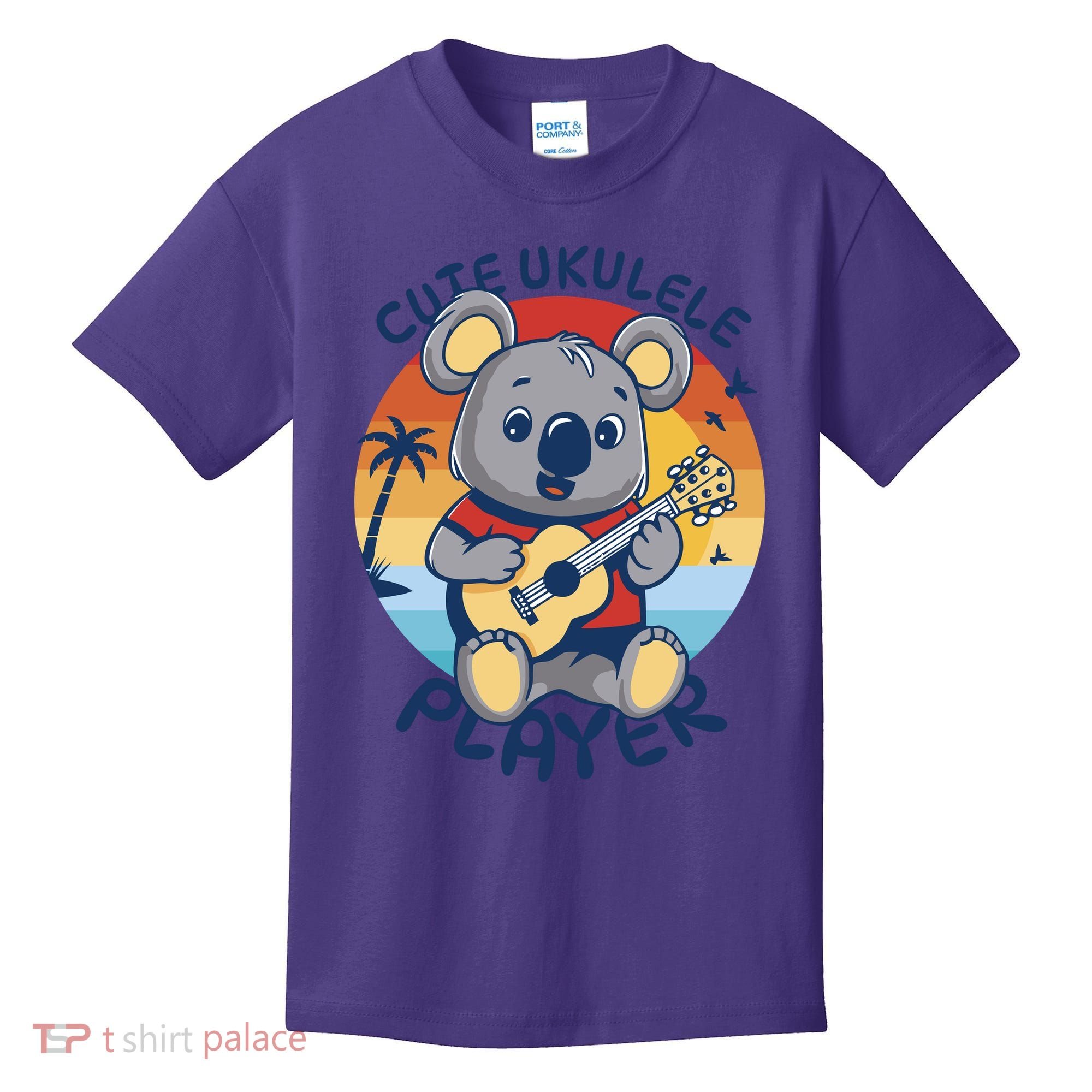 Koala Playing Ukulele Kids T-Shirt