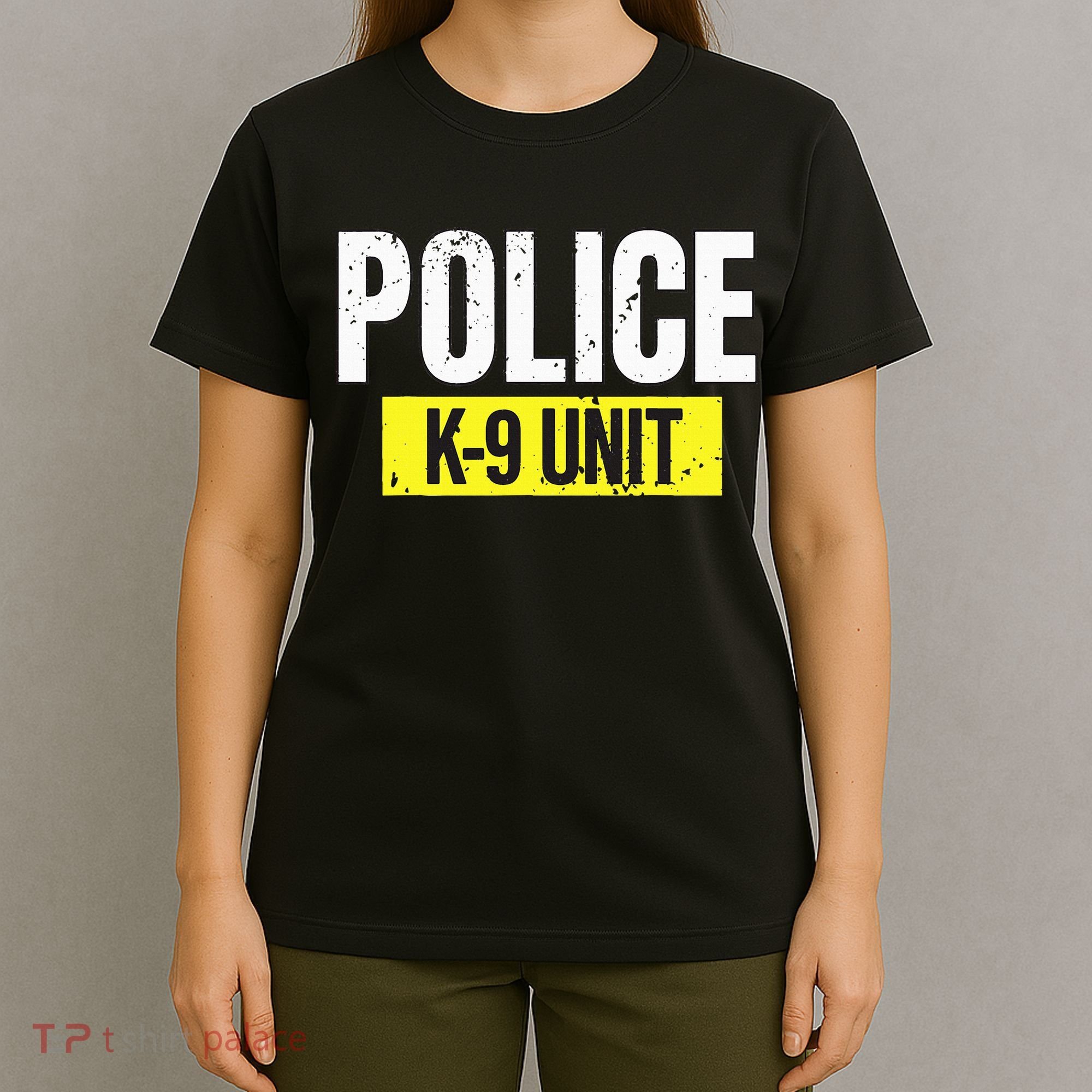 K9 Police Unit Dog Canine Officer T-Shirt