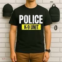 K9 Police Unit Dog Canine Officer T-Shirt thumb 6