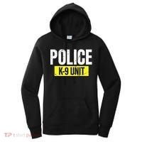 K9 Police Unit Dog Canine Officer Women's Hoodie thumb 0