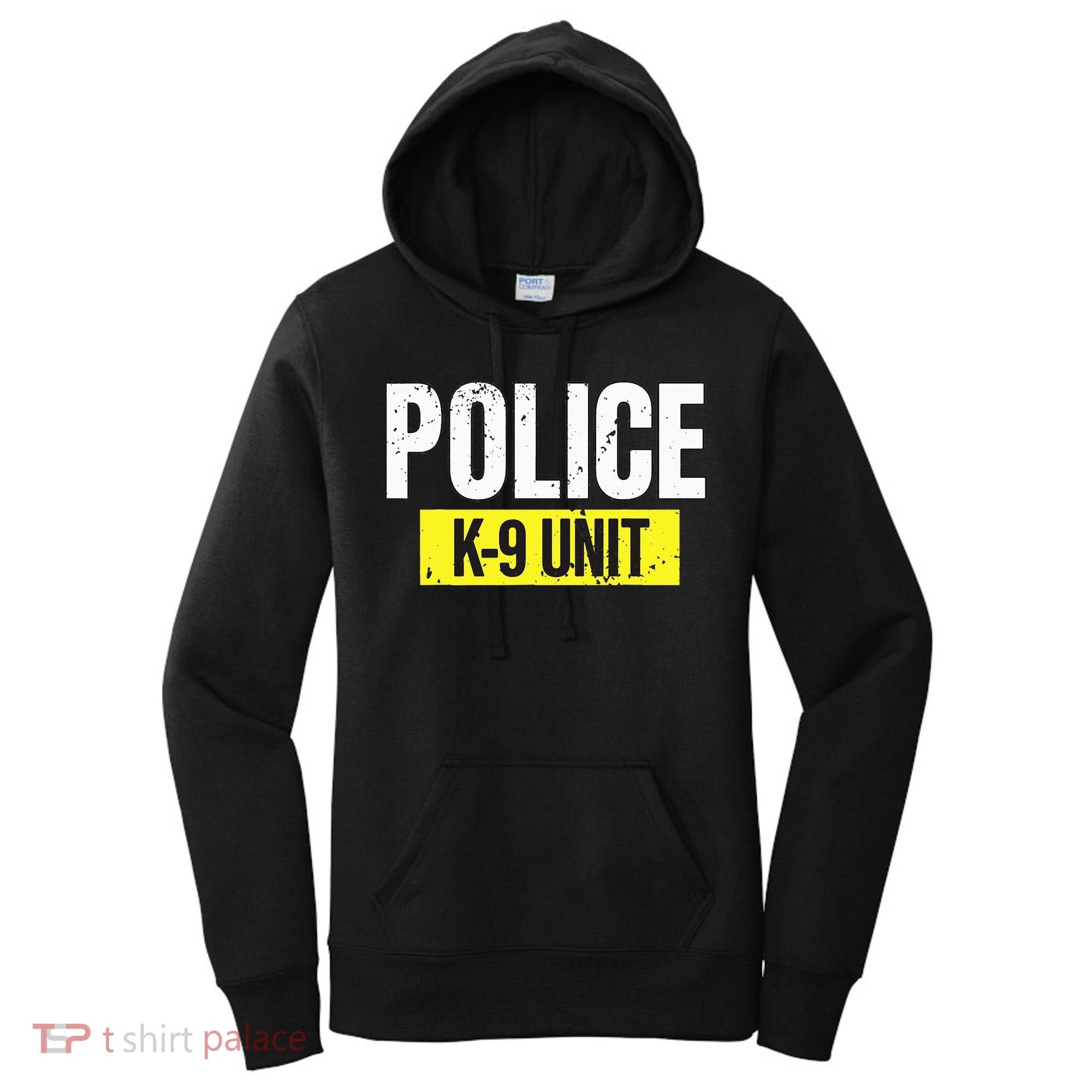 K9 Police Unit Dog Canine Officer Women's Hoodie