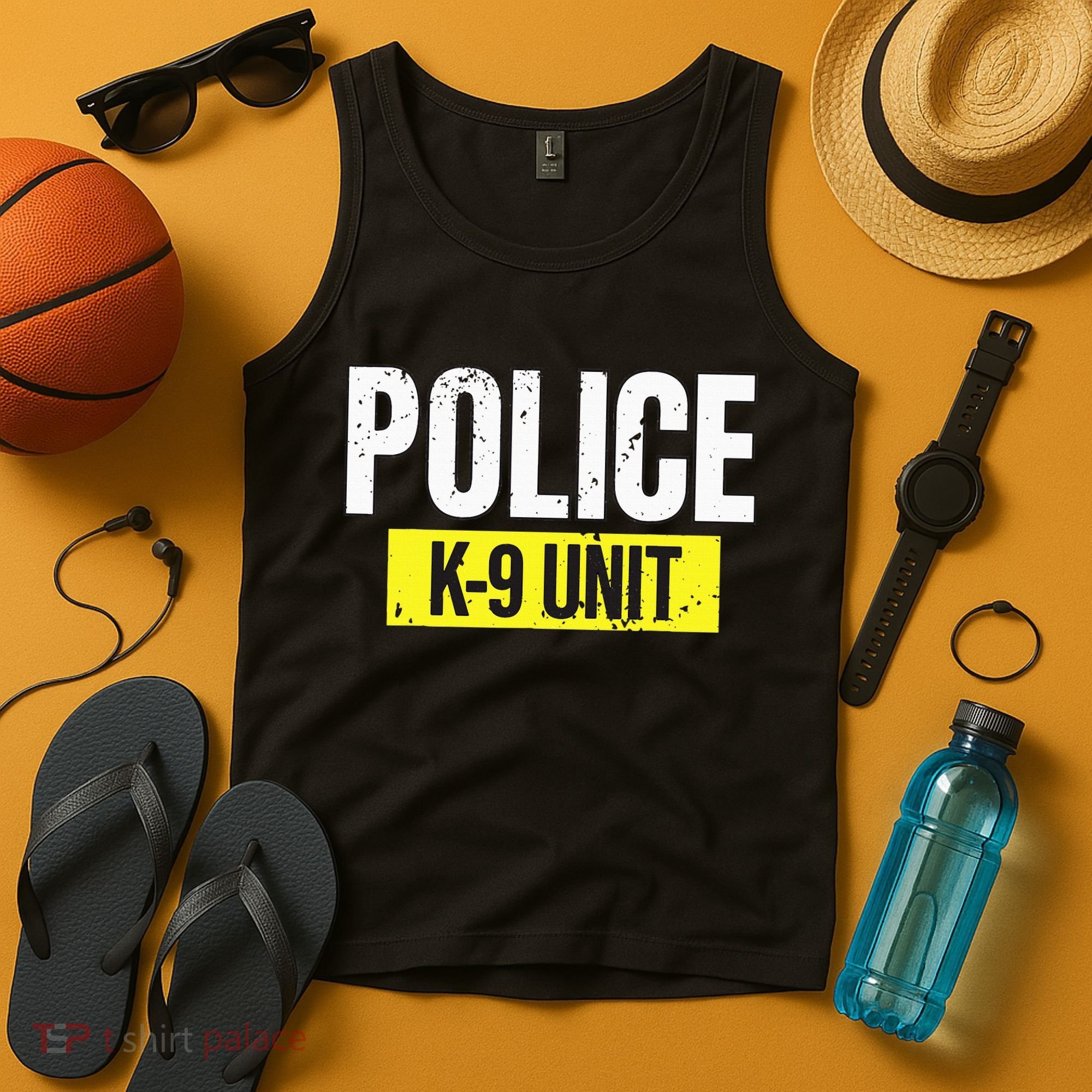 K9 Police Unit Dog Canine Officer Tank Top