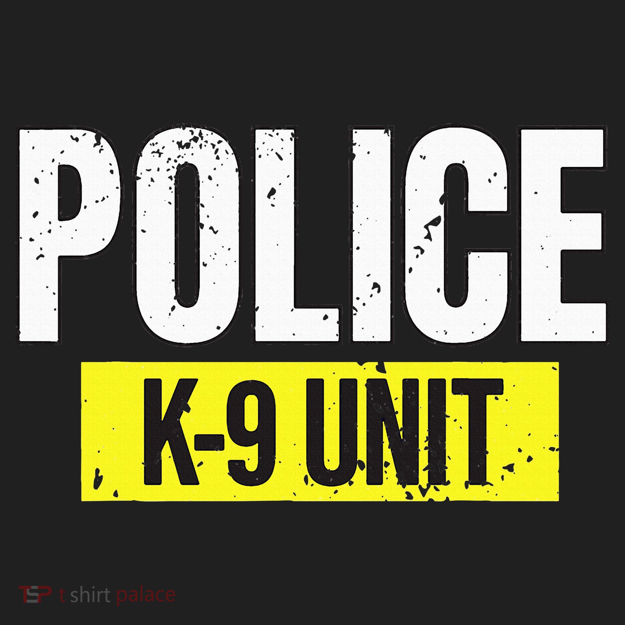 K9 Police Unit Dog Canine Officer Kids Plaid Pajama Set