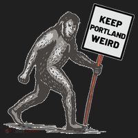Keep Portland Weird Bigfoot Women's Sweatshirt thumb 2