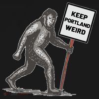 Keep Portland Weird Bigfoot Tank Top thumb 6
