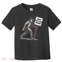 Keep Portland Weird Bigfoot Toddler T-Shirt thumb 0