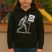 Keep Portland Weird Bigfoot Kids Hoodie thumb 3