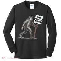 Keep Portland Weird Bigfoot Kids Long Sleeve Shirt thumb 0
