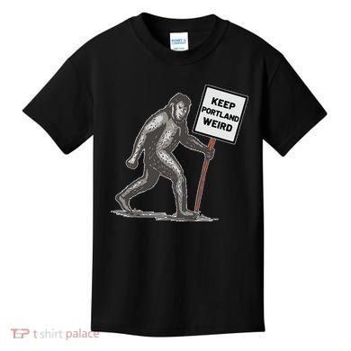 Keep Portland Weird Bigfoot Kids T-Shirt