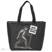 Keep Portland Weird Bigfoot Tote Bag thumb 0