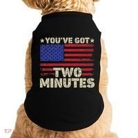 Kash Patel YouVe Got Two Minutes Interview Quote Humor Doggie Tank thumb 0