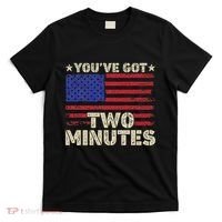 Kash Patel YouVe Got Two Minutes Interview Quote Humor T-Shirt thumb 0