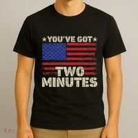 Kash Patel YouVe Got Two Minutes Interview Quote Humor T-Shirt thumb 3