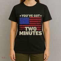 Kash Patel YouVe Got Two Minutes Interview Quote Humor T-Shirt thumb 4