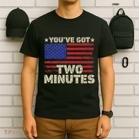 Kash Patel YouVe Got Two Minutes Interview Quote Humor T-Shirt thumb 6