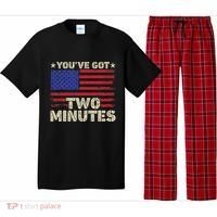Kash Patel YouVe Got Two Minutes Interview Quote Humor Pajama Set thumb 0
