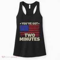 Kash Patel YouVe Got Two Minutes Interview Quote Humor Women's Tank Top thumb 0