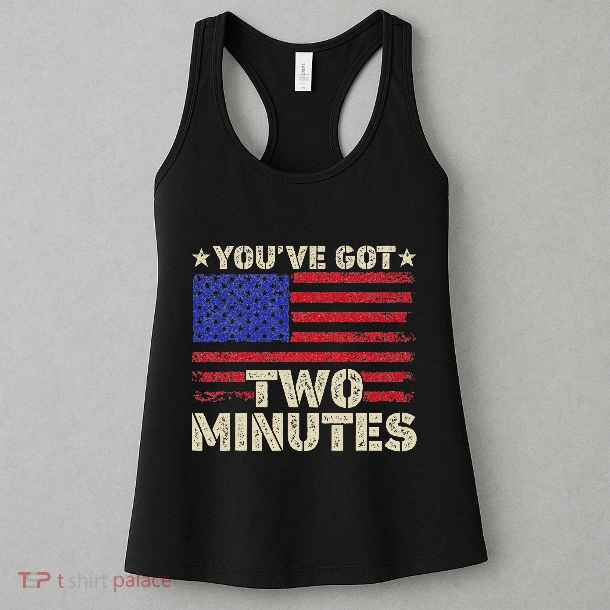 Kash Patel YouVe Got Two Minutes Interview Quote Humor Women's Tank Top