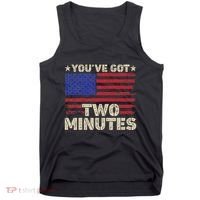 Kash Patel YouVe Got Two Minutes Interview Quote Humor Tank Top thumb 0