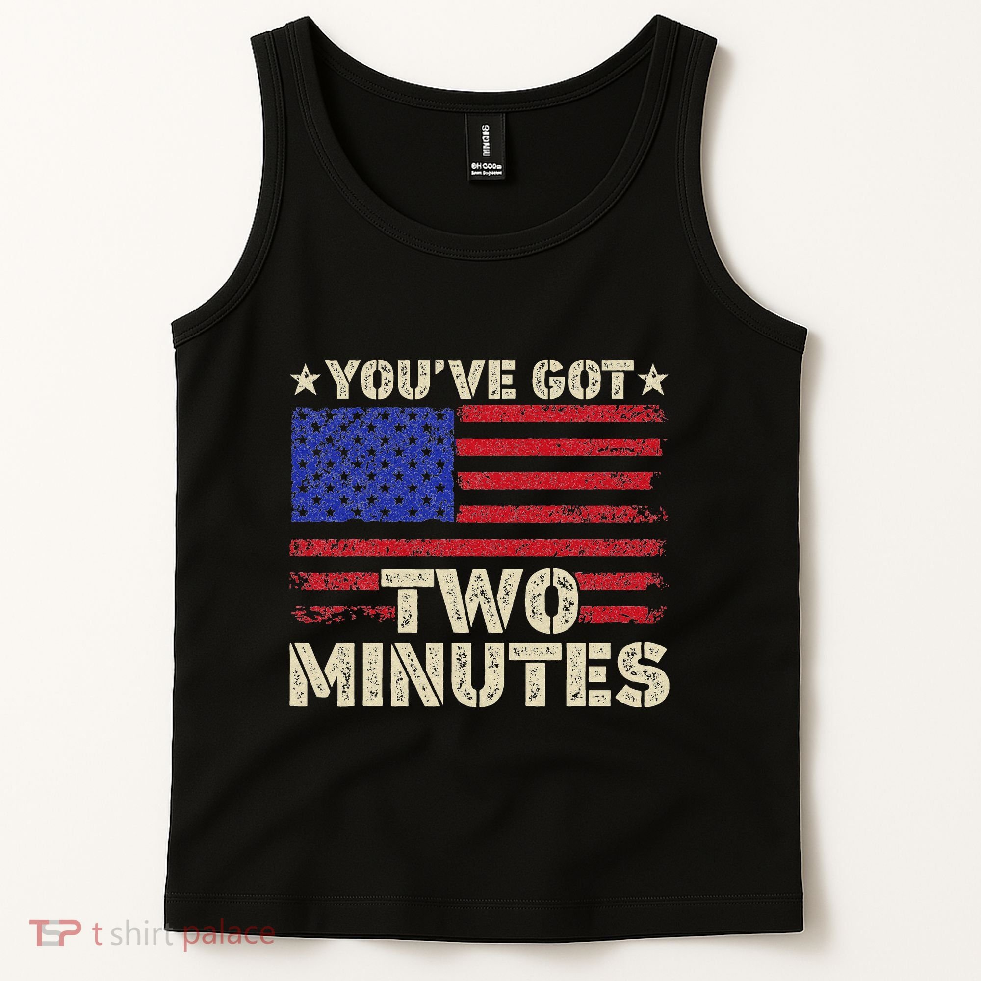 Kash Patel YouVe Got Two Minutes Interview Quote Humor Tank Top