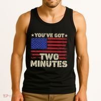 Kash Patel YouVe Got Two Minutes Interview Quote Humor Tank Top thumb 3