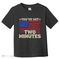Kash Patel YouVe Got Two Minutes Interview Quote Humor Toddler T-Shirt thumb 0