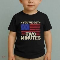 Kash Patel YouVe Got Two Minutes Interview Quote Humor Toddler T-Shirt thumb 2