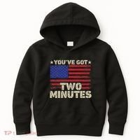Kash Patel YouVe Got Two Minutes Interview Quote Humor Kids Hoodie thumb 0