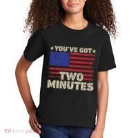 Kash Patel YouVe Got Two Minutes Interview Quote Humor Kids T-Shirt thumb 2