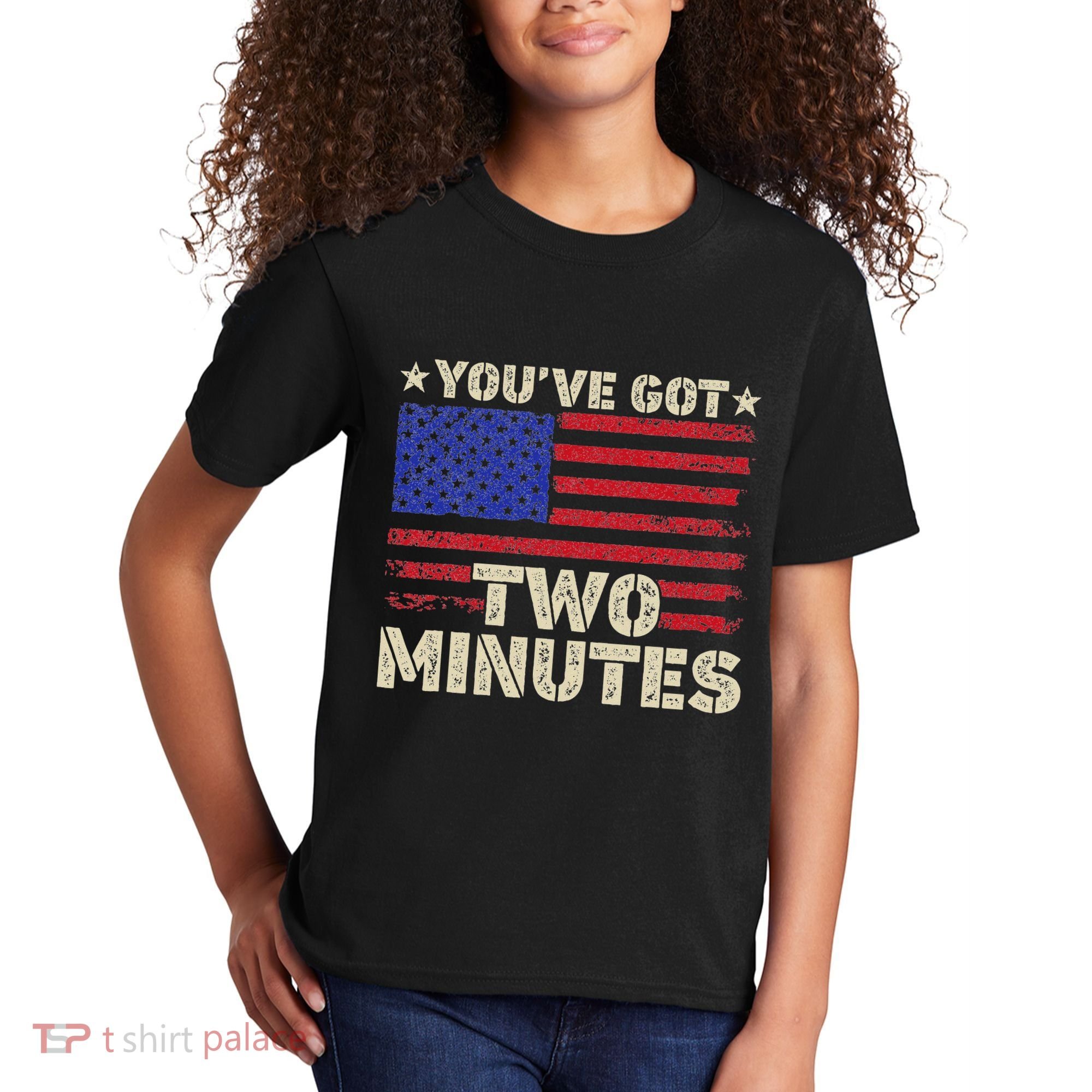 Kash Patel YouVe Got Two Minutes Interview Quote Humor Kids T-Shirt