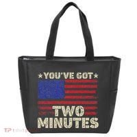 Kash Patel YouVe Got Two Minutes Interview Quote Humor Tote Bag thumb 0
