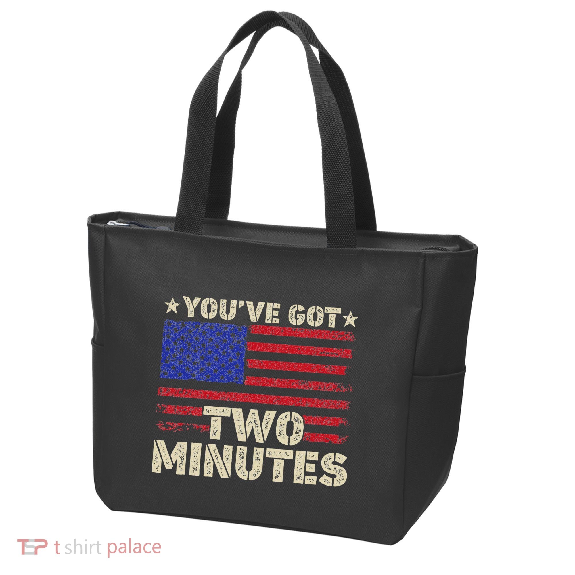 Kash Patel YouVe Got Two Minutes Interview Quote Humor Tote Bag