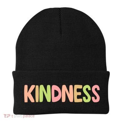 Kindness Quote Colorful Beanie