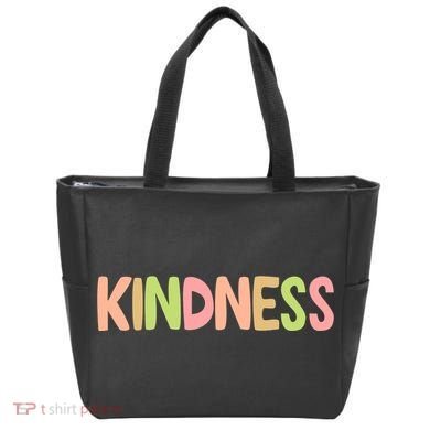 Kindness Quote Colorful Tote Bag