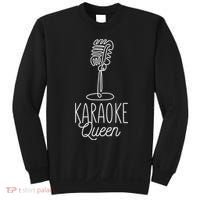 Karaoke Queen Microphone Musical Sweatshirt thumb 0