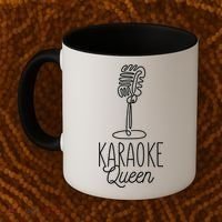 Karaoke Queen Microphone Musical Coffee Mug thumb 2