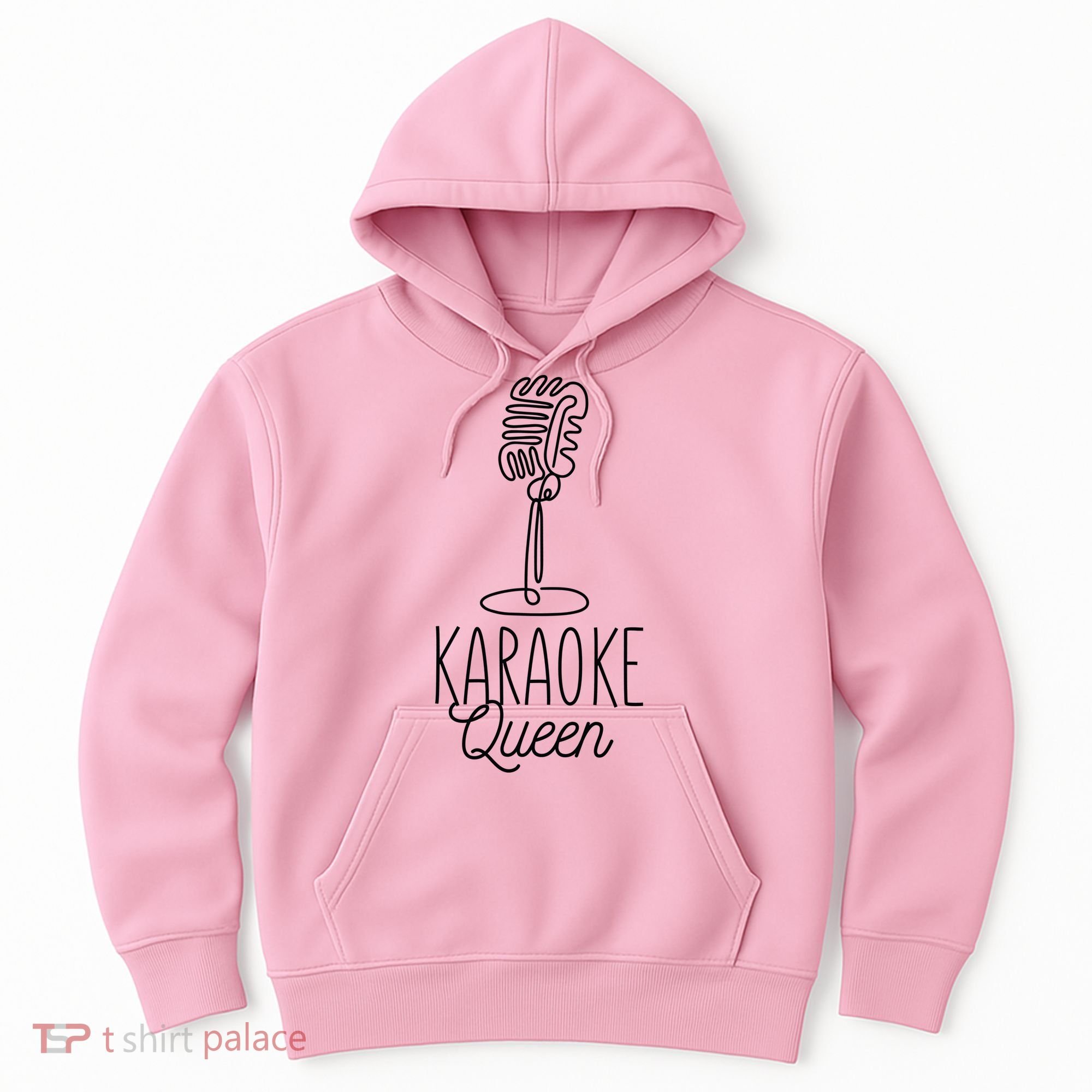 Karaoke Queen Microphone Musical Hoodie