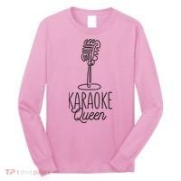 Karaoke Queen Microphone Musical Long Sleeve Shirt thumb 0