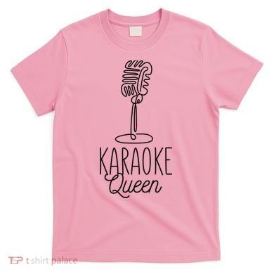 Karaoke Queen Microphone Musical T-Shirt