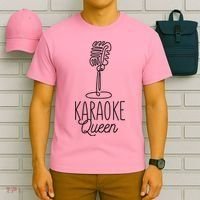 Karaoke Queen Microphone Musical T-Shirt thumb 6