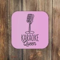 Karaoke Queen Microphone Musical Coaster thumb 0