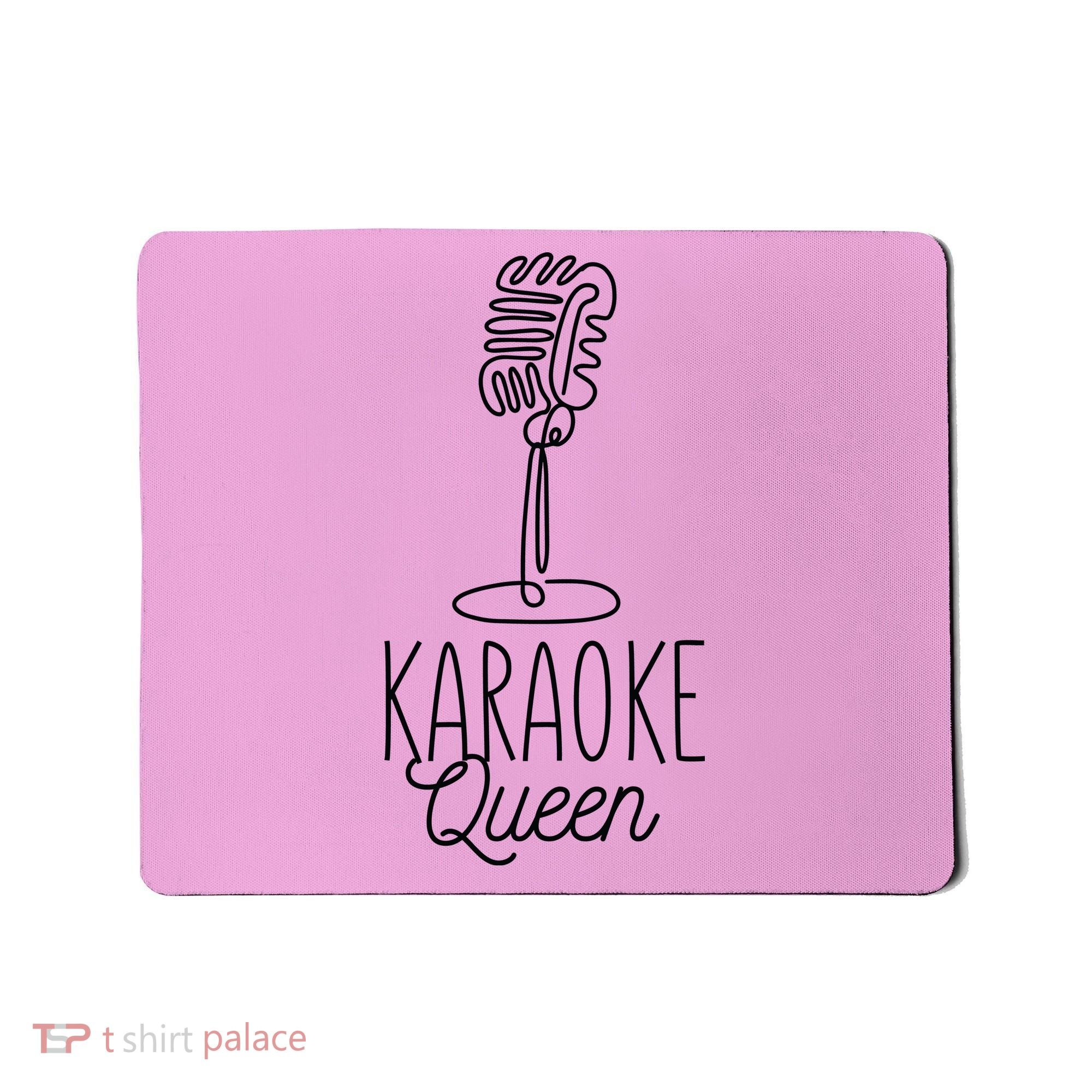 Karaoke Queen Microphone Musical Mousepad