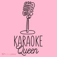 Karaoke Queen Microphone Musical Women's T-Shirt thumb 6